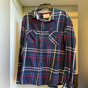 Urban pipeline flannel men’s long sleeve shirt